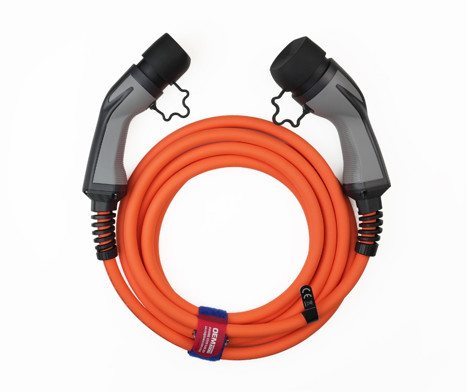 BEST2T232O EV Power Type 2 to Type 2 32Amp Lead, 3P, 5m (hi vis cable) 940 x788 (3)