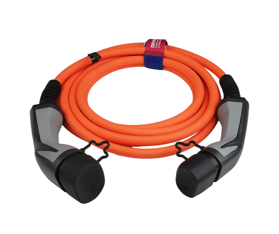 BEST2T232O EV Power Type 2 to Type 2 32Amp Lead, 3P, 5m (hi vis cable) 940 x788 (5)