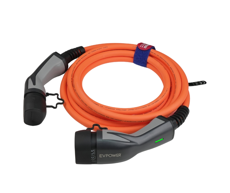 BEST2T232O EV Power Type 2 to Type 2 32Amp Lead, 3P, 5m (hi vis cable) 940 x788 (8)