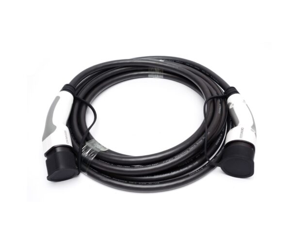 Type 2 To Type 2 Lead (3P/1P 22kW/32A) 7m (grey/white handle)