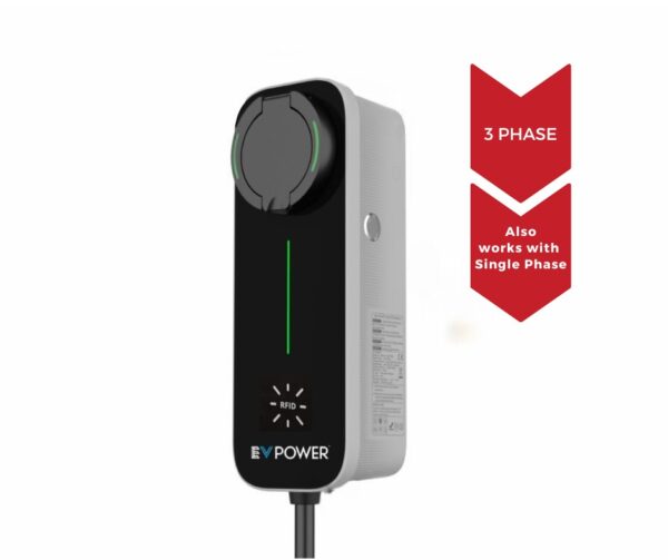SlimLine Smart 22kW 3P Wall Charger (32A) RFID