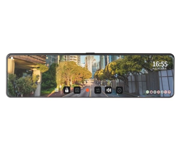 6212 Streaming Rear View Mirror (4K front) Universal with Bracket