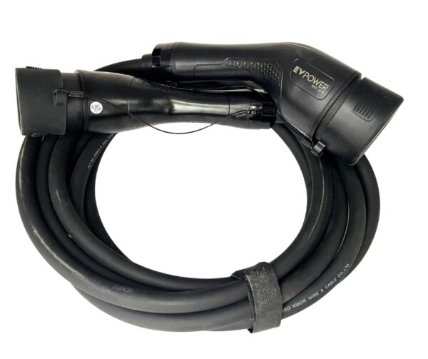 Type 2 to Type 2 Lead, 1P (black/black handle) 5m