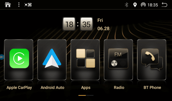 BTN316 10.1 Inch media unit with Carplay and Android auto