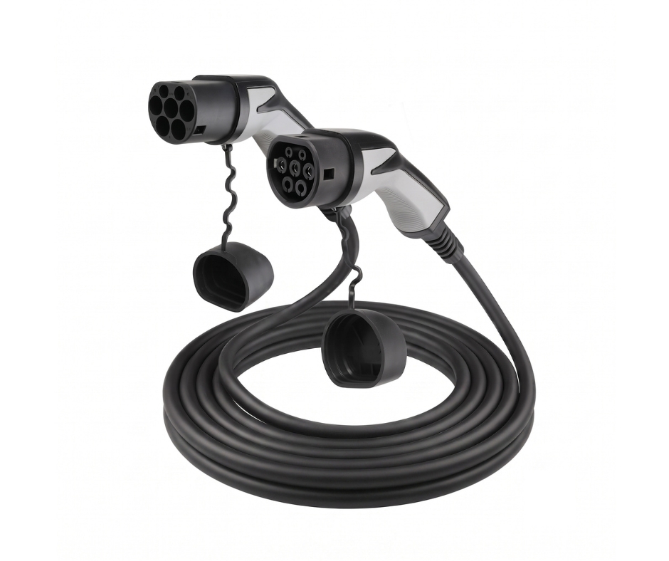 EV Power Type 2 to Type 2 Lead, 32 Amp, 1P_3P, 15m Flint (3)
